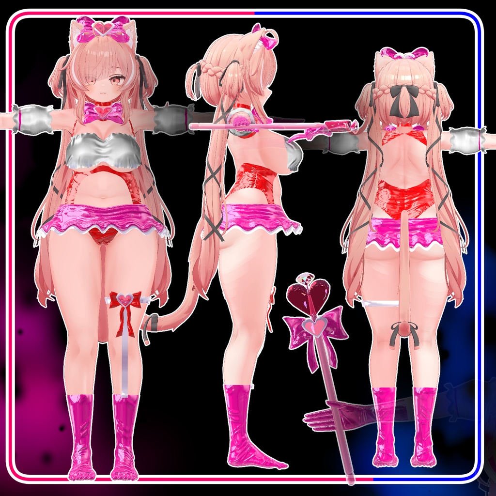 ラバー素材★魔法しょーじょイチゴ笑