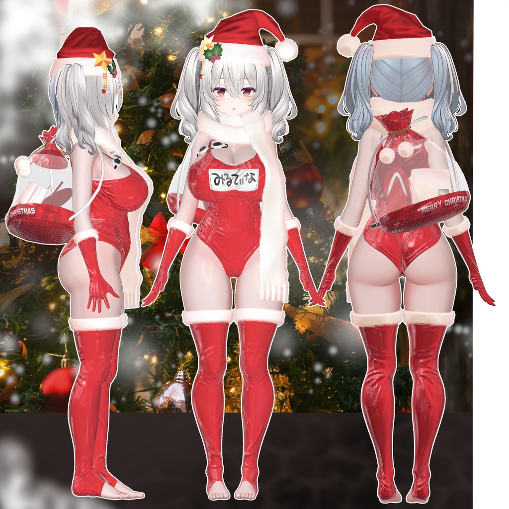 SALE500円【ミルティナイチゴルルネ対応】スク水★サンタ