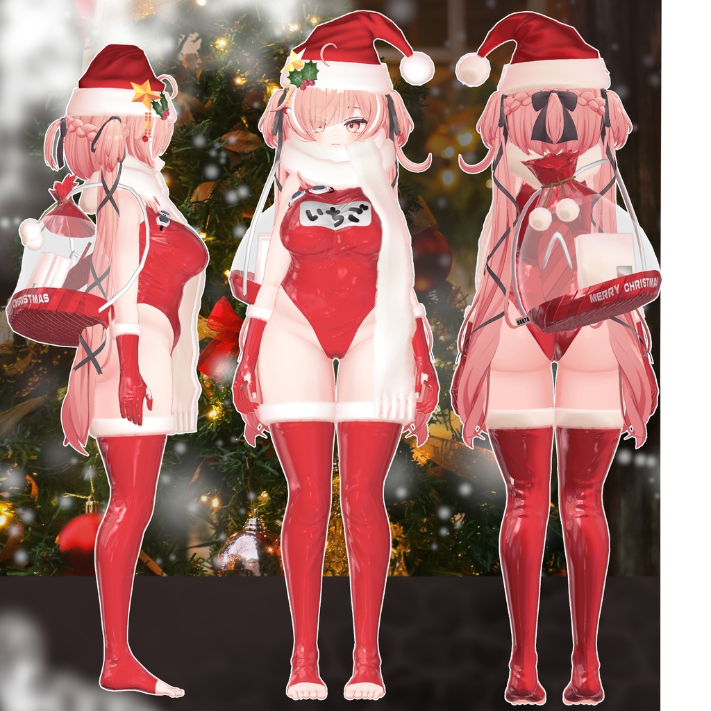 SALE500円【ミルティナイチゴルルネ対応】スク水★サンタ