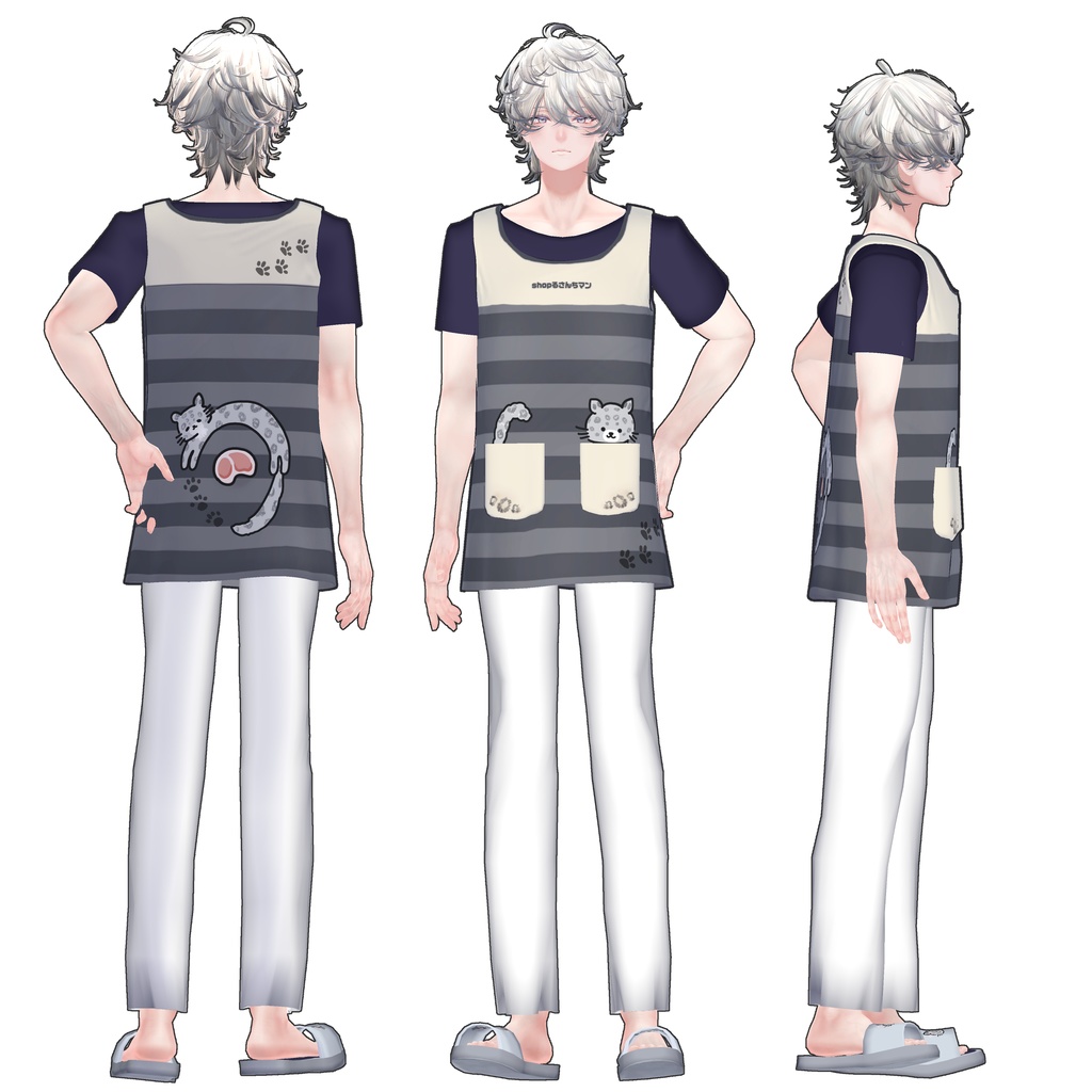 【斑霞対応】昼夜★エプロン