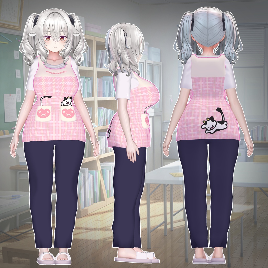 【ミルティナ対応】せんせいエプロン