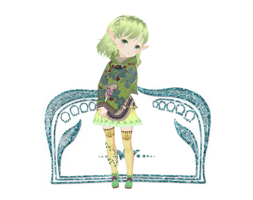 森のエルフ コーデ