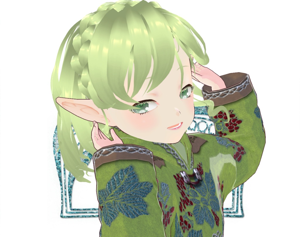 森のエルフ コーデ