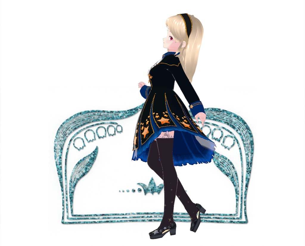 【vroido用衣装】ドレス星