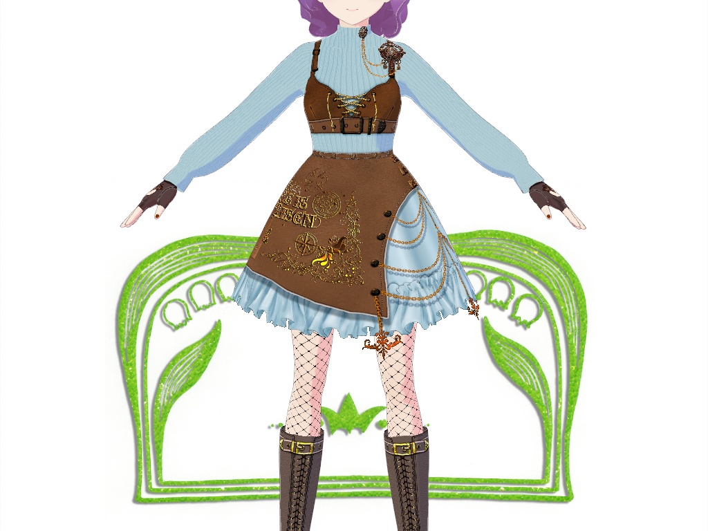 スチームパンク風お洋服 Steam punk style outfit