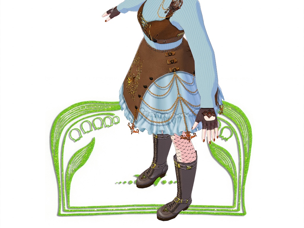 スチームパンク風お洋服 Steam punk style outfit