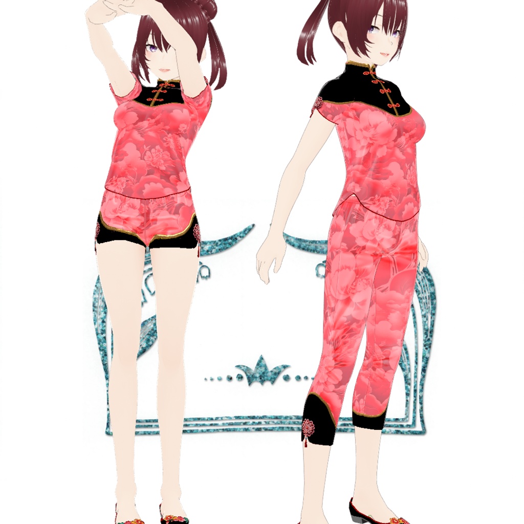 春先取りチーパオドレス