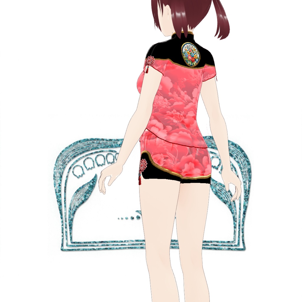 春先取りチーパオドレス