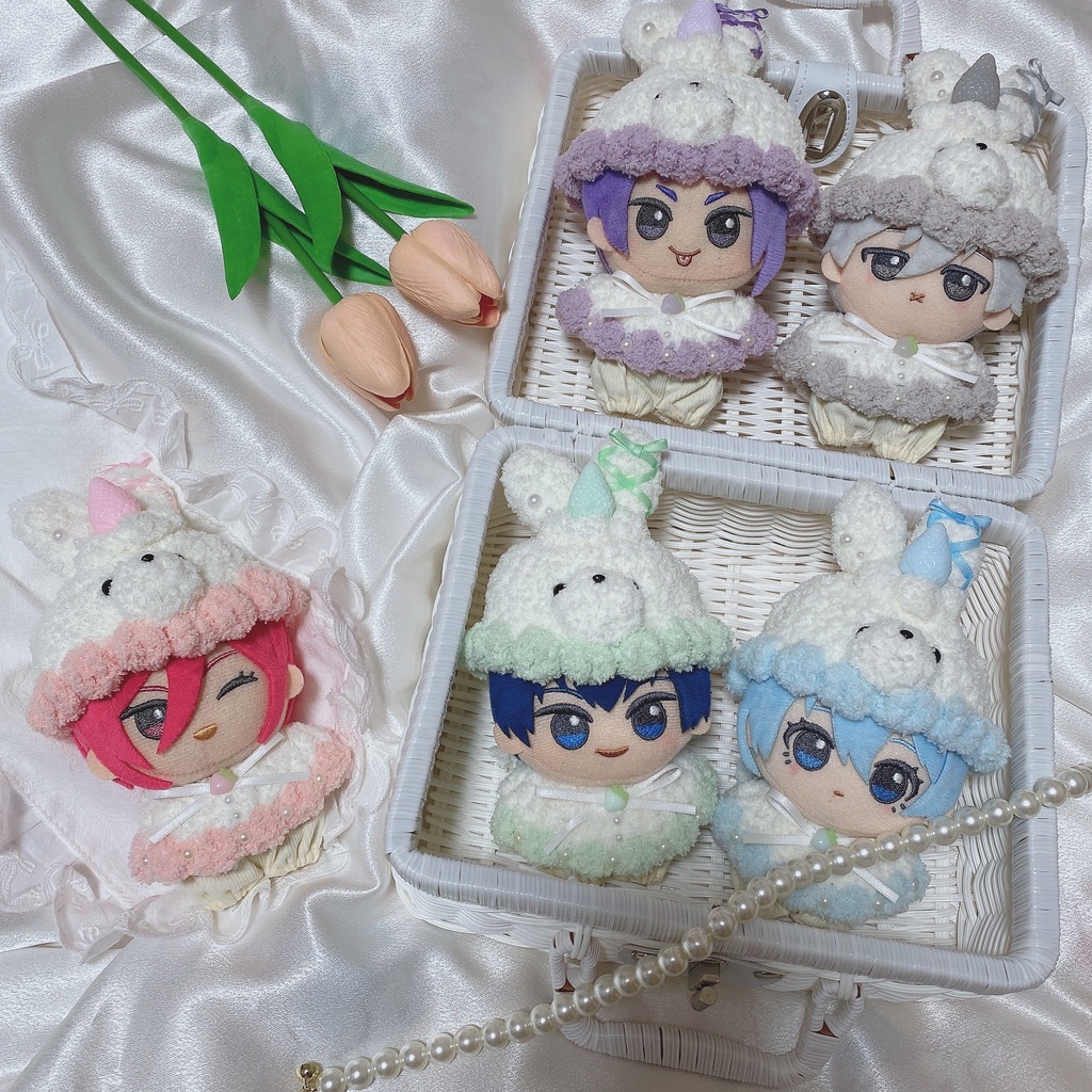 ふわふわうさちゃんケープ