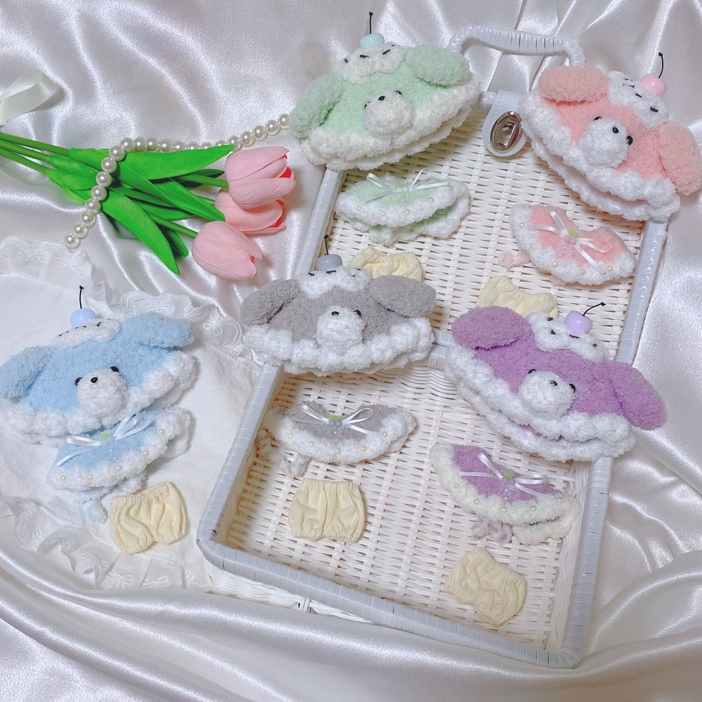ふわふわさくらんぼケープ