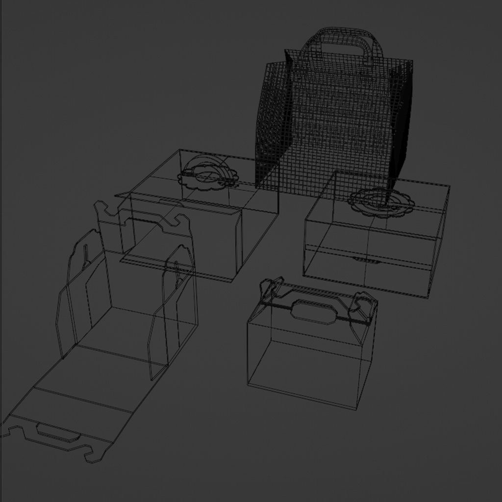 オリジナルケーキ箱が作れるキット