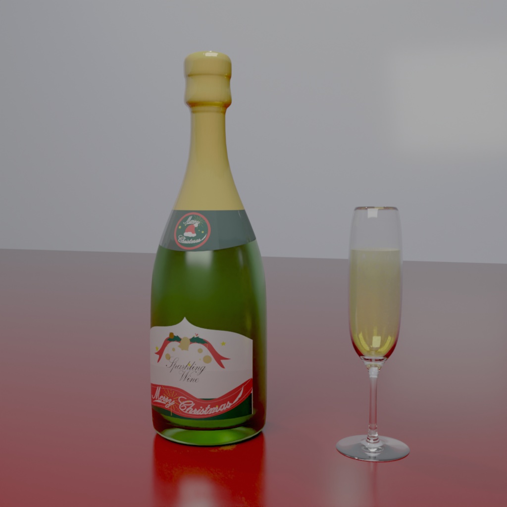 スパークリングワインボトル