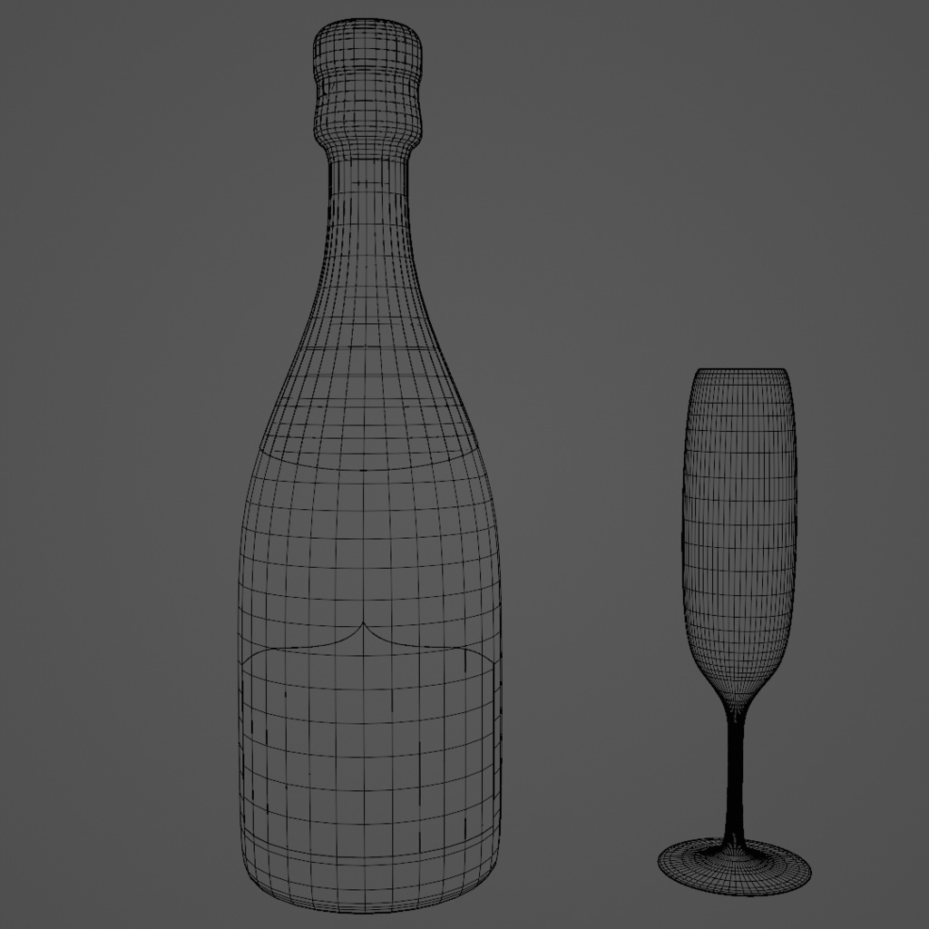 スパークリングワインボトル