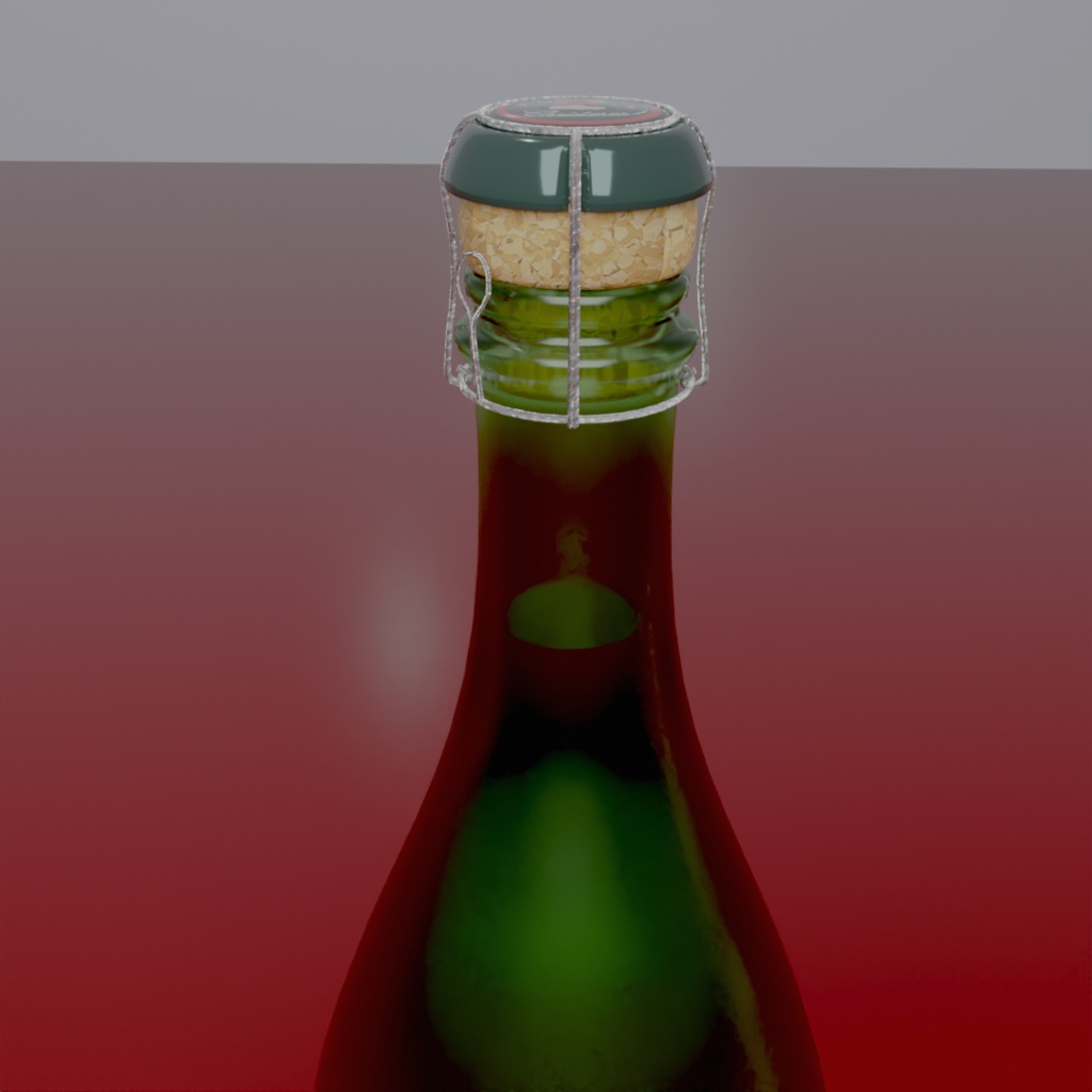 スパークリングワインボトル