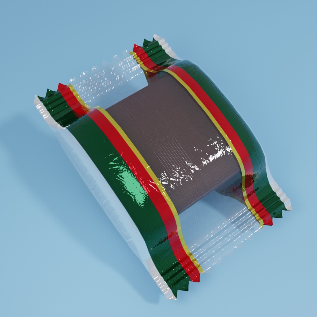 チョコレート + 包装パック