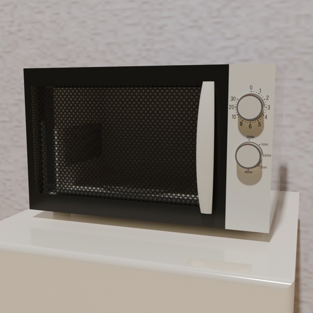 冷蔵庫と電子レンジ