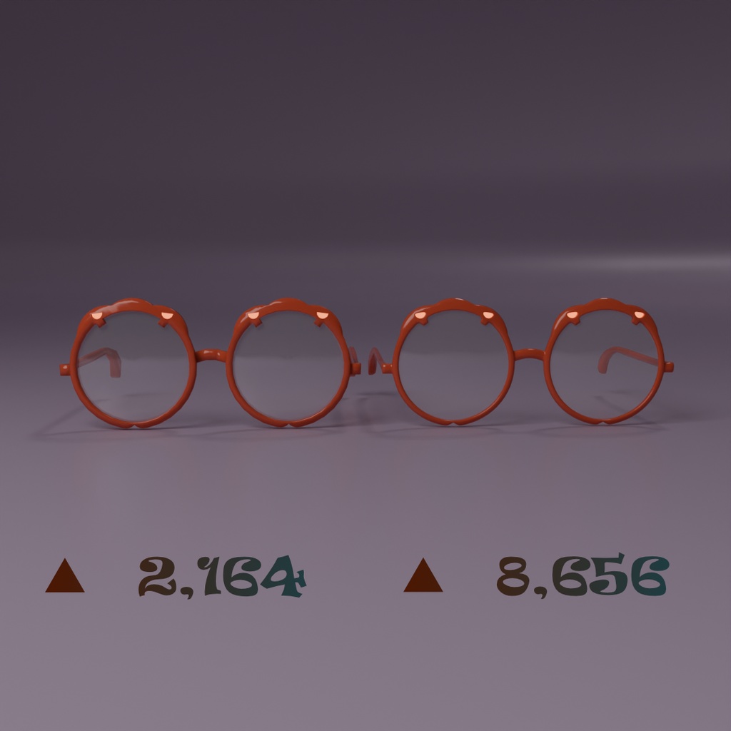 ハロウィン メガネ