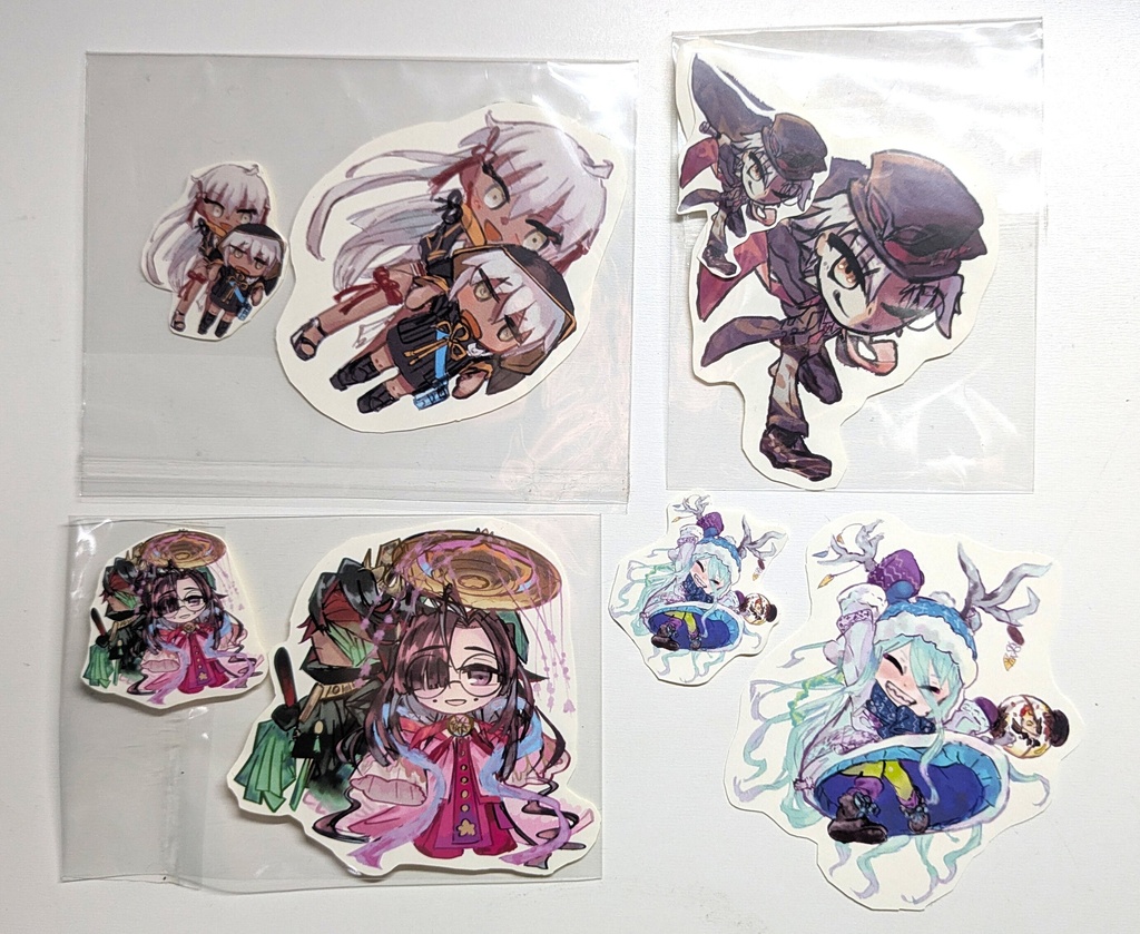 ミニキャラステッカー大小【FGO】
