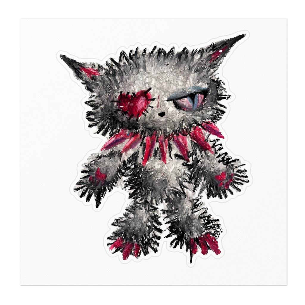 punkにゃむステッカー1号