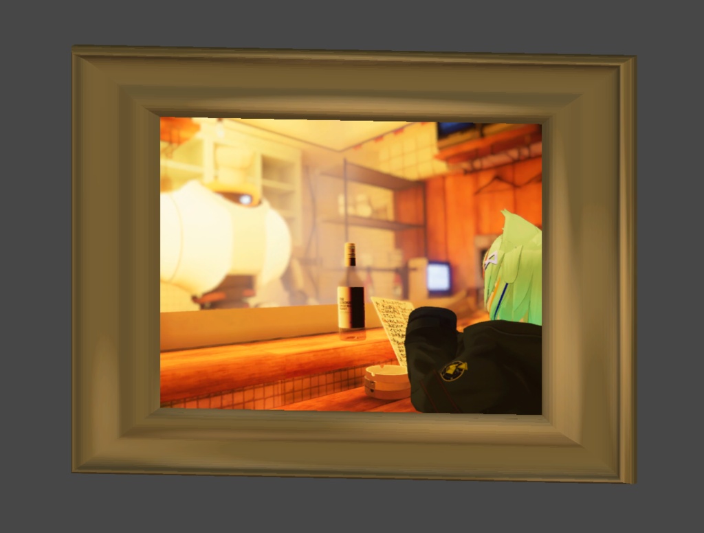 【VRChat想定】額縁