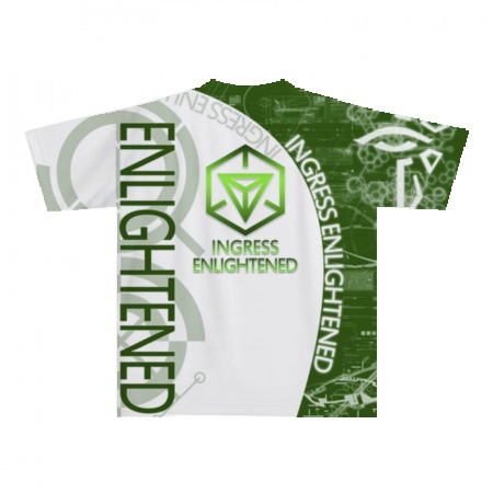INGRESS エンライテンド 全面前後プリントTシャツ 「 ENL-PRIME 」 完全受注生産 納期2週間