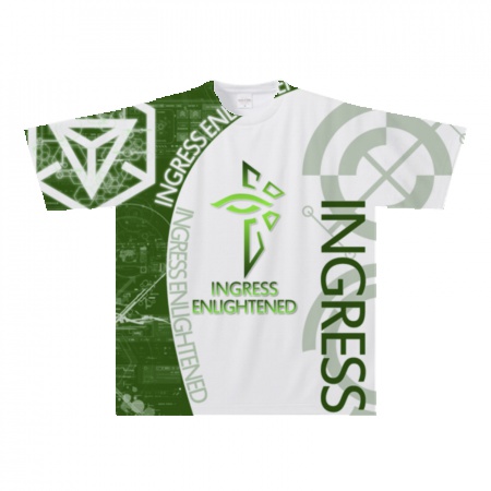 INGRESS エンライテンド 全面前後プリントTシャツ 「 ENL-PRIME 」 完全受注生産 納期2週間