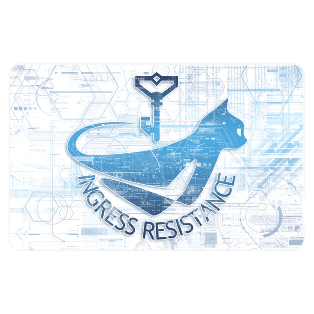 INGRESS レジスタンス専用 ICカードステッカー「CAT-RES-ST00」