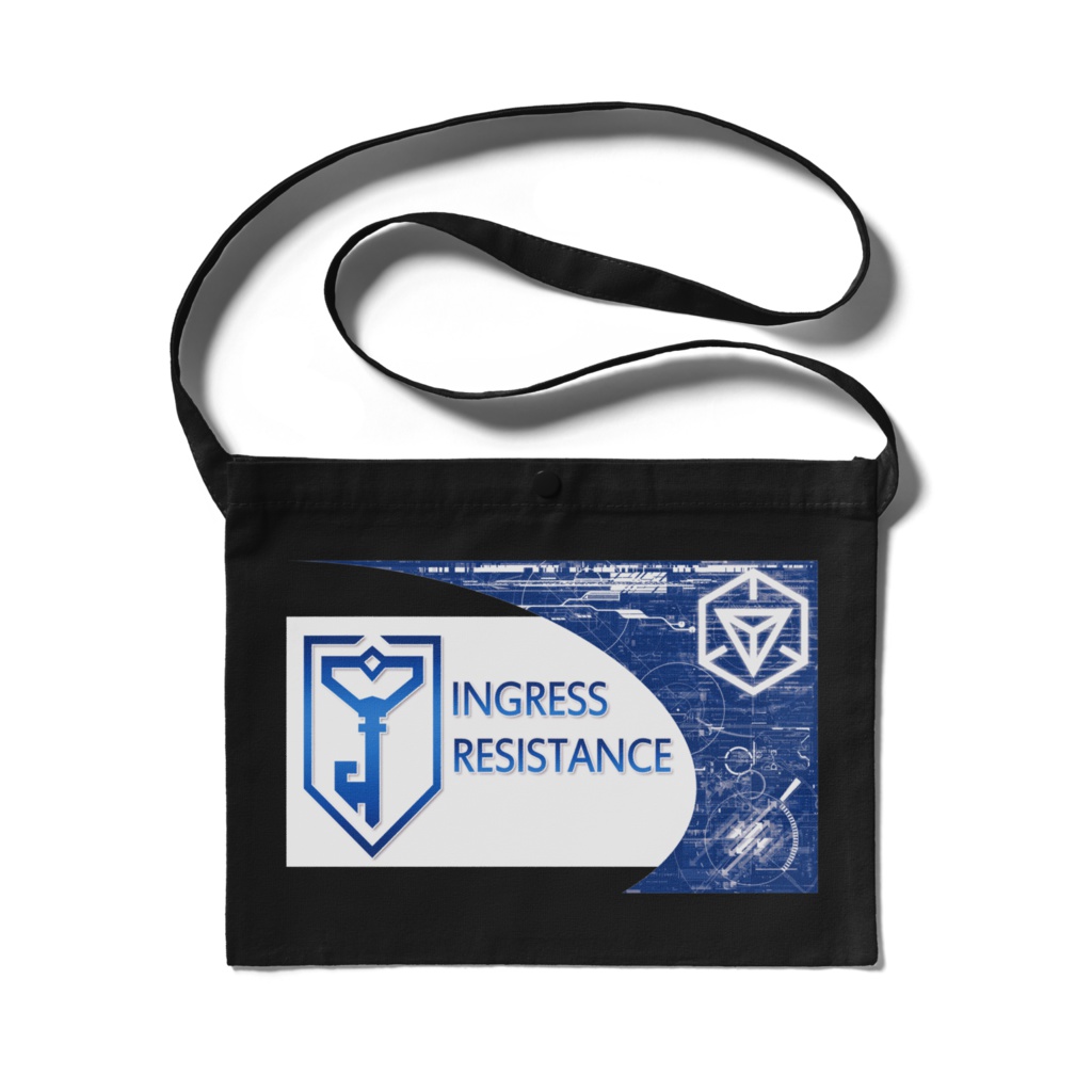 INGRESS レジスタンス専用 サコッシュ（BK）