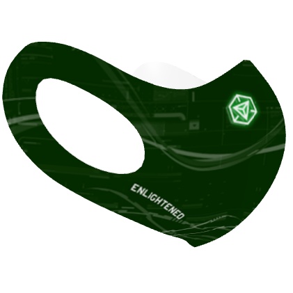 【再販】INGRESS マスク Enlightened用 普段使いおとなしめ 顔にフィットする立体型 日本製 受注生産 12月15日発送予定