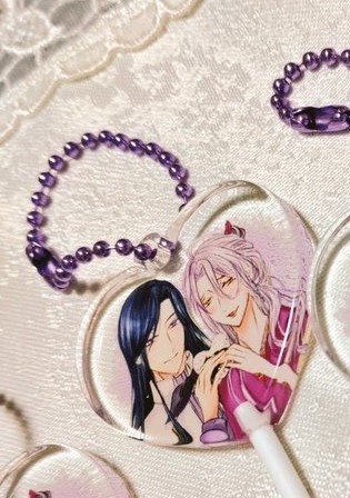 荷潤ハートキャンディー型アクキー(通常用)