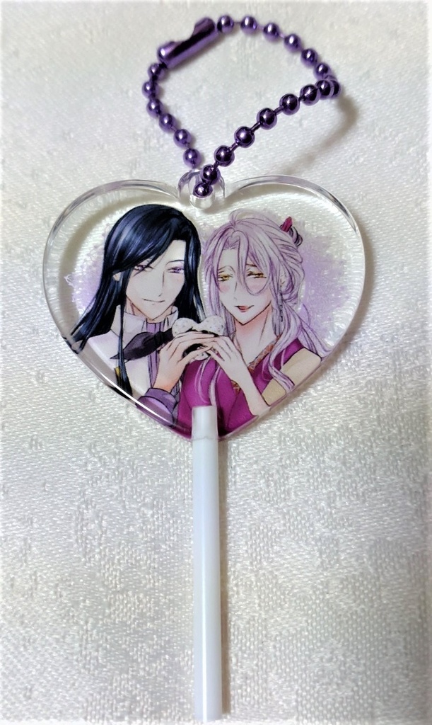 荷潤ハートキャンディー型アクキー（あんしんBOOTHパック用）