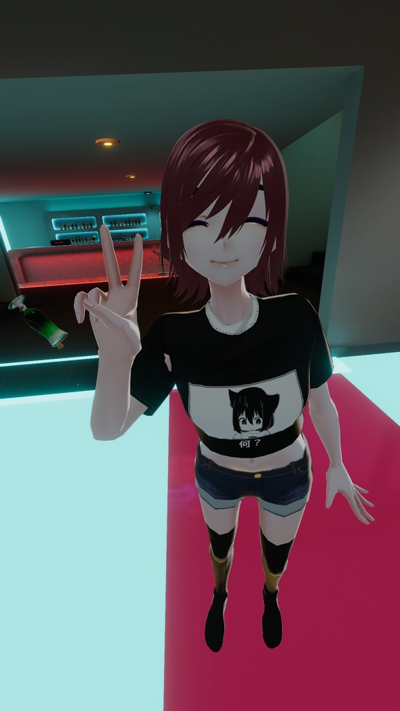 Vroid Nani? Crop Top (Long Coat)