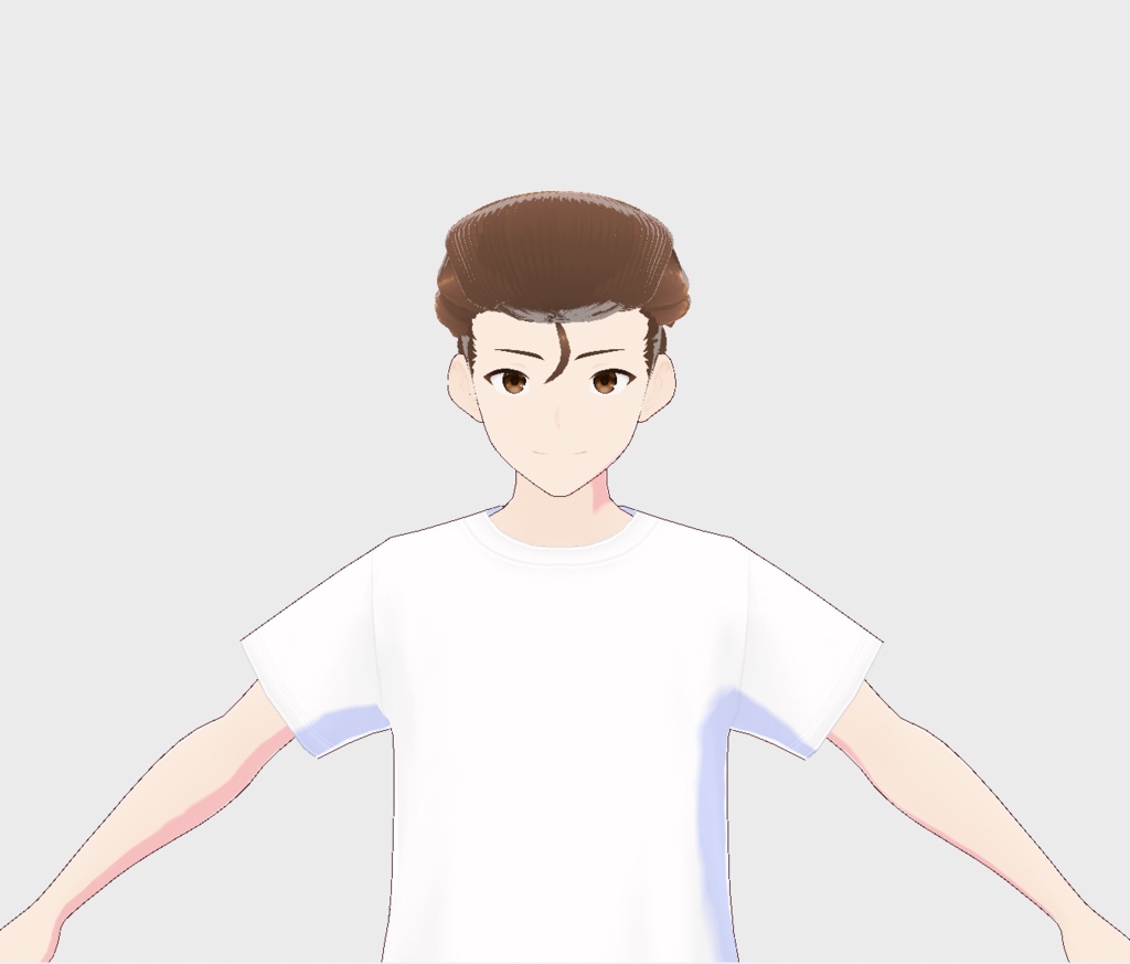 髪型・リーゼント 《vroidstudio仕様想定》