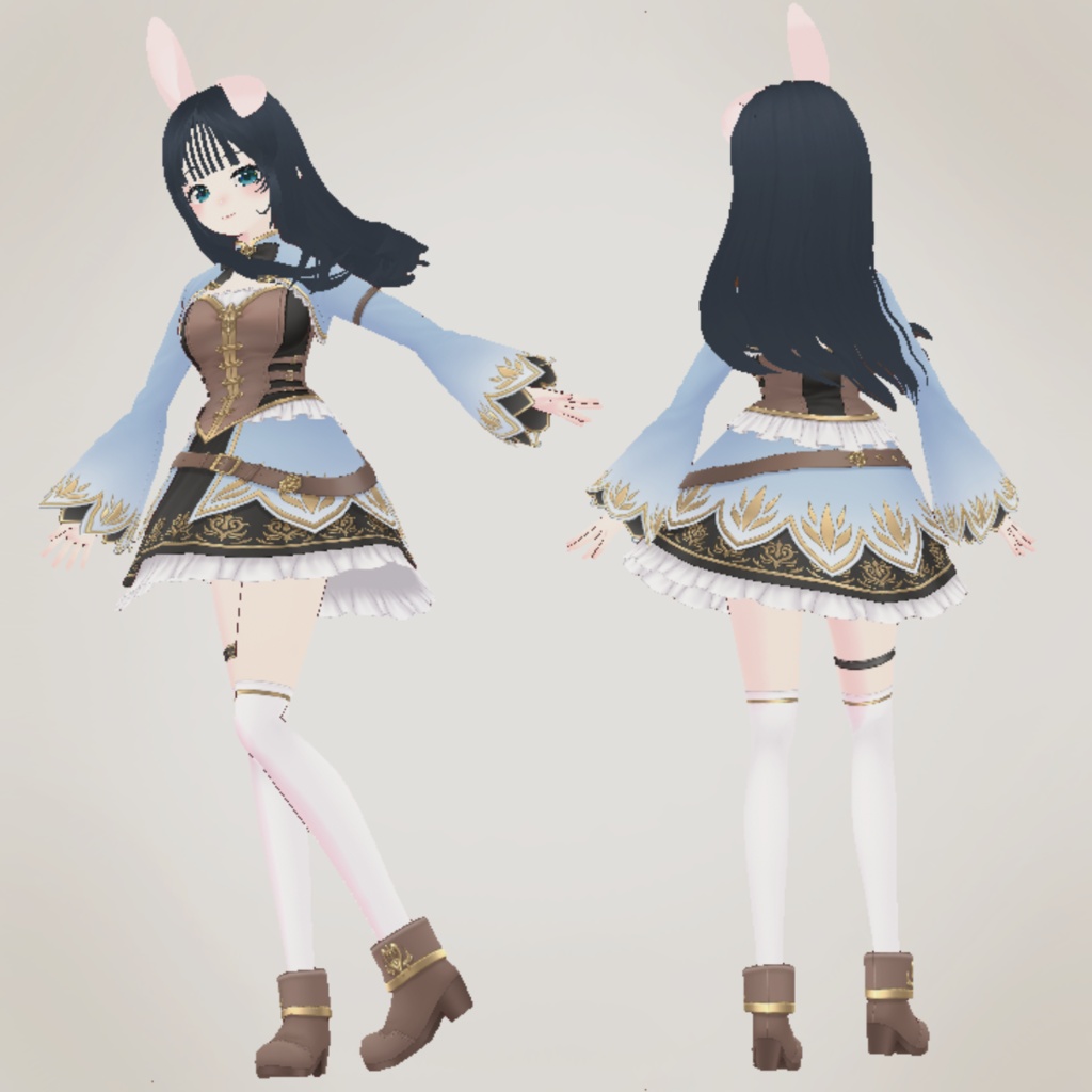 藍菜ちゃん〖VRoidアバター〗