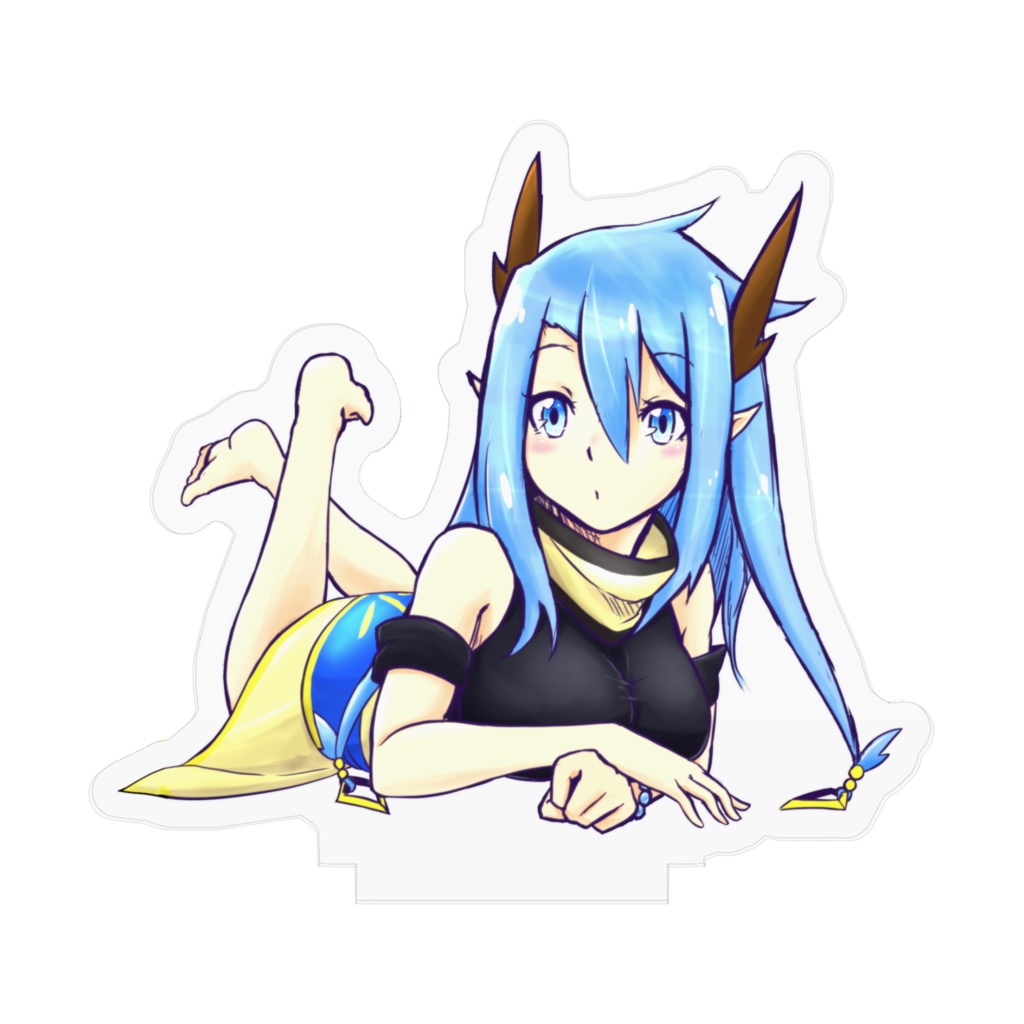 寝そべりセイナアクリルフィギュア