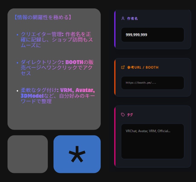 AVATAR LIBRARY Manager