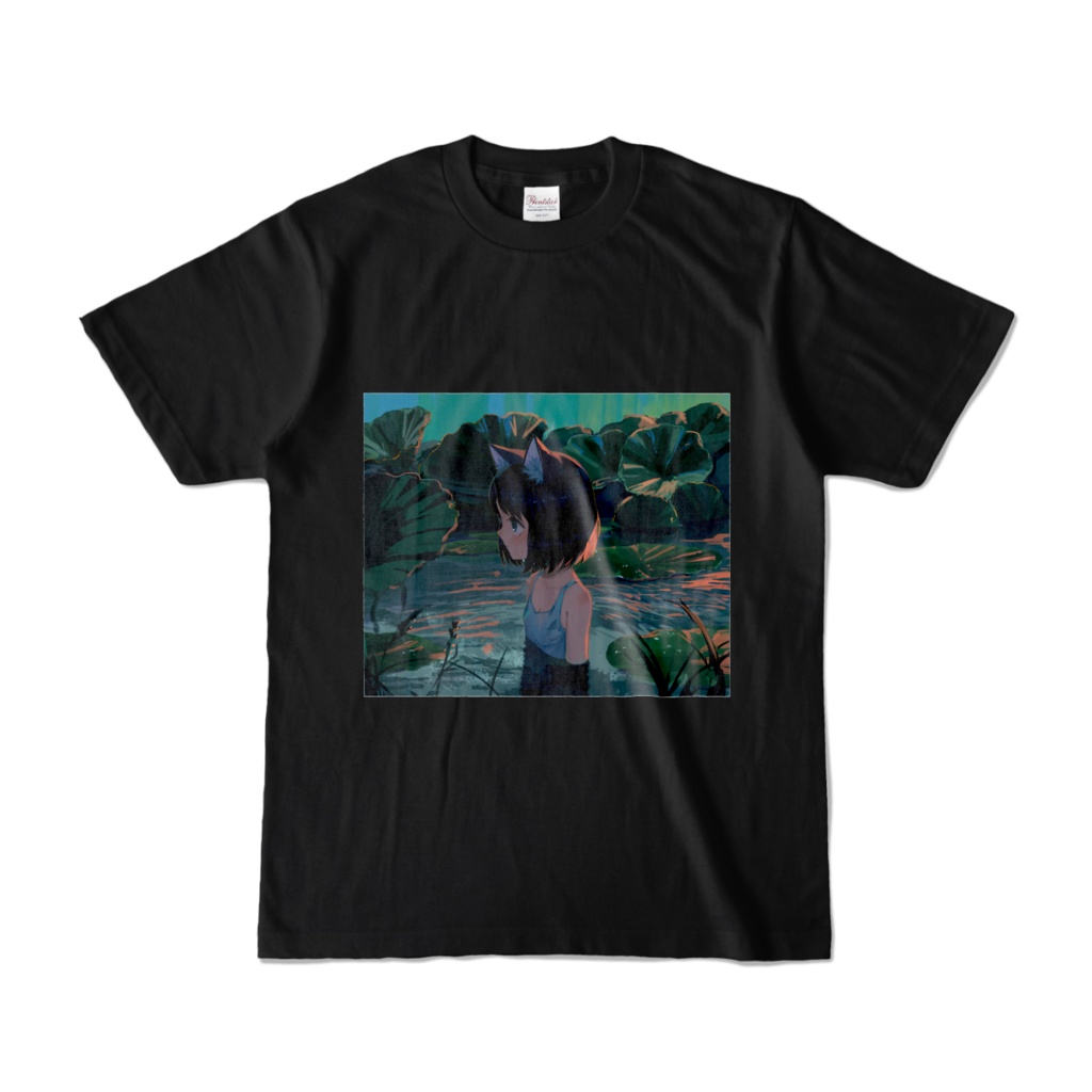 浸かりヌコTシャツ