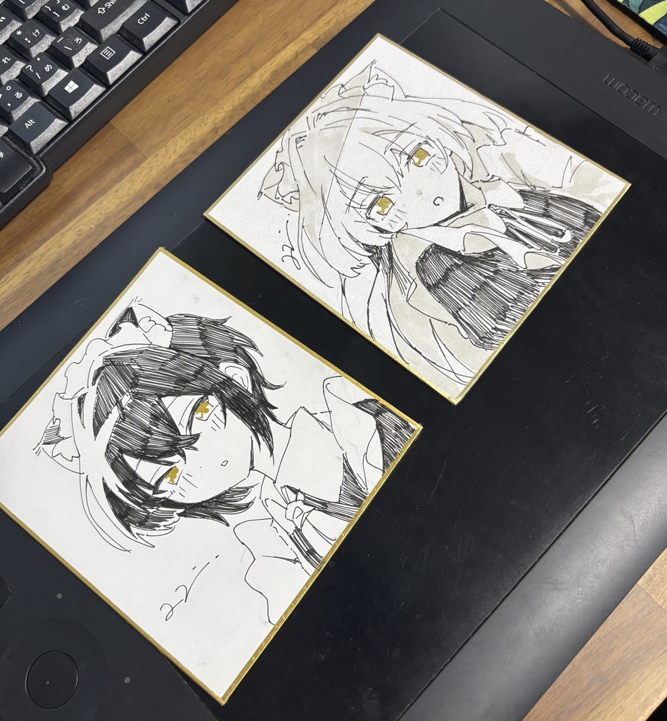ミニ色紙2枚セット