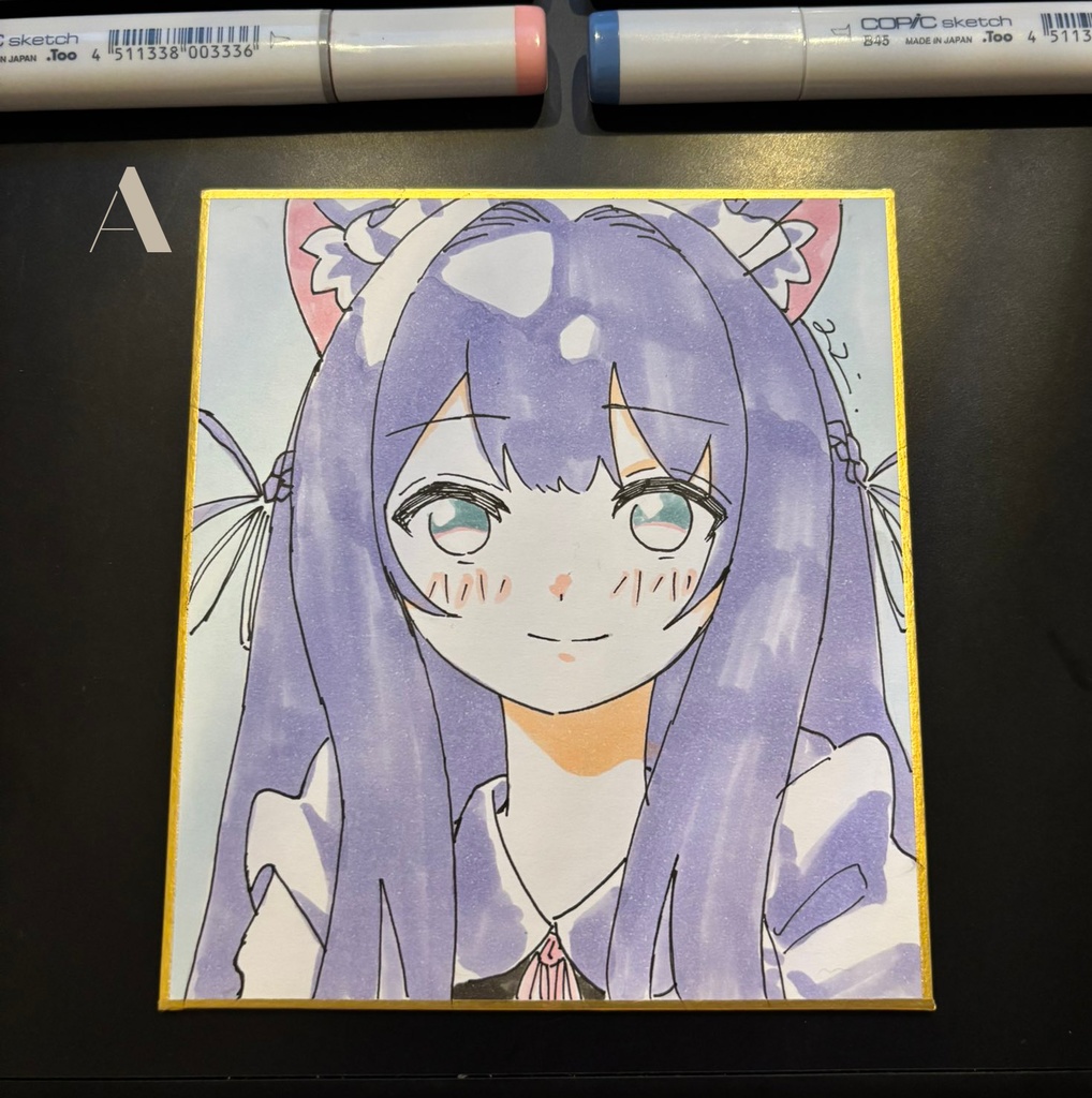 ヌコ色紙