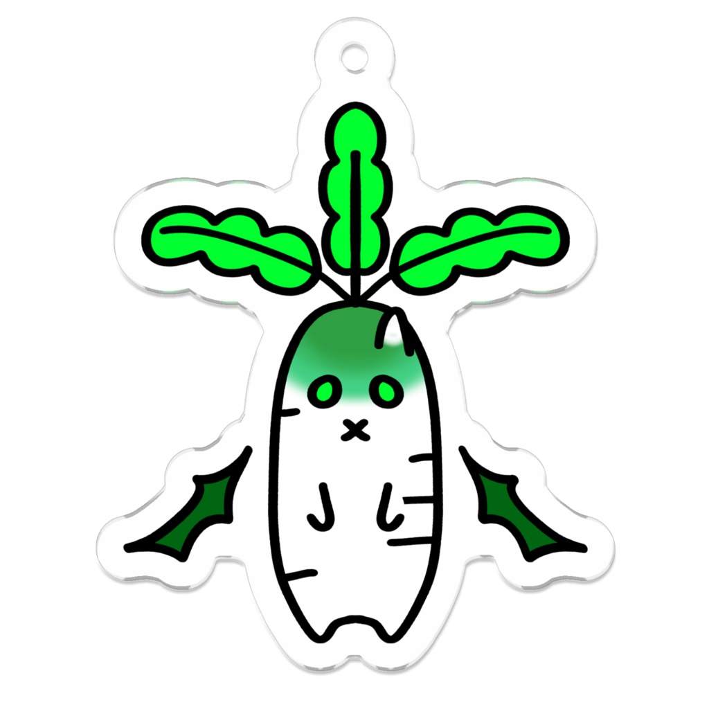 鬼榴の鬼大根アクリルキーホルダー