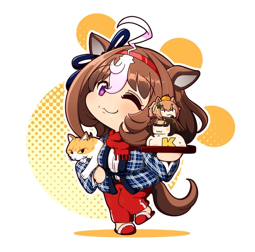 ドテラドトウちゃんアクリルキーホルダー