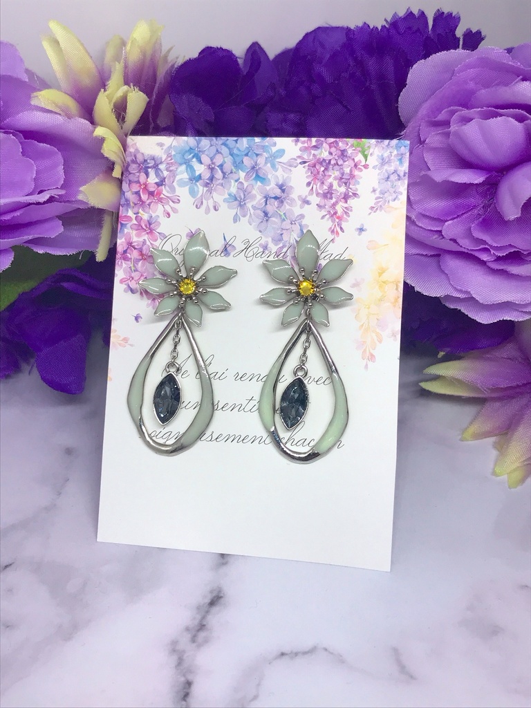 刀剣乱舞 源氏イメージ フラワーピアス