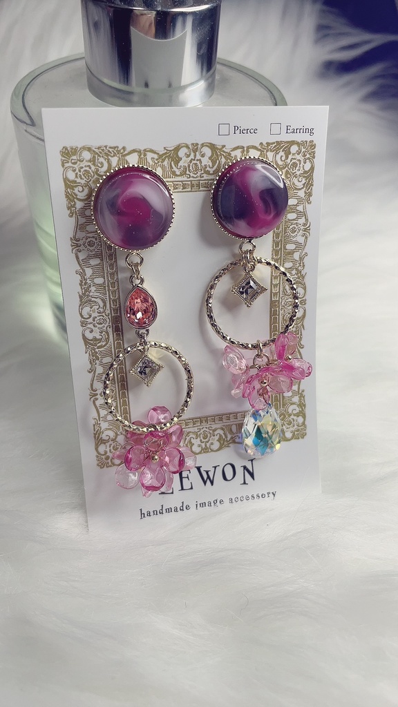 🌈🕒 オリエンス 2周年 イメージ ピアス