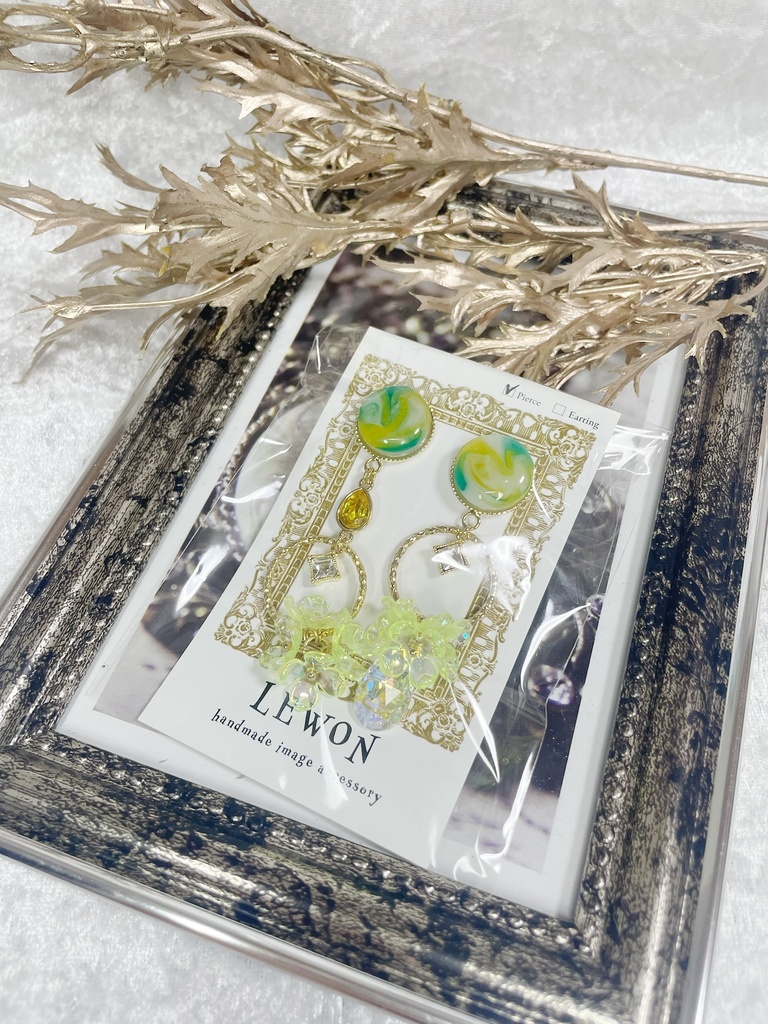 🌈🕒 オリエンス 2周年 イメージ ピアス