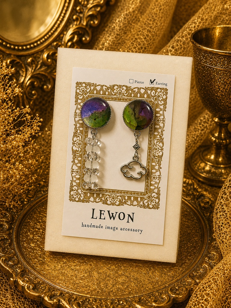 🌈🕒 叢雲カゲツ イメージ earring＆pierce