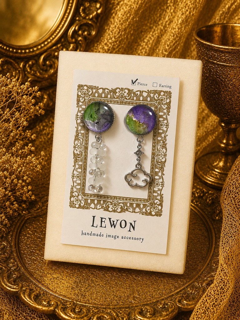 🌈🕒 叢雲カゲツ イメージ earring&pierce