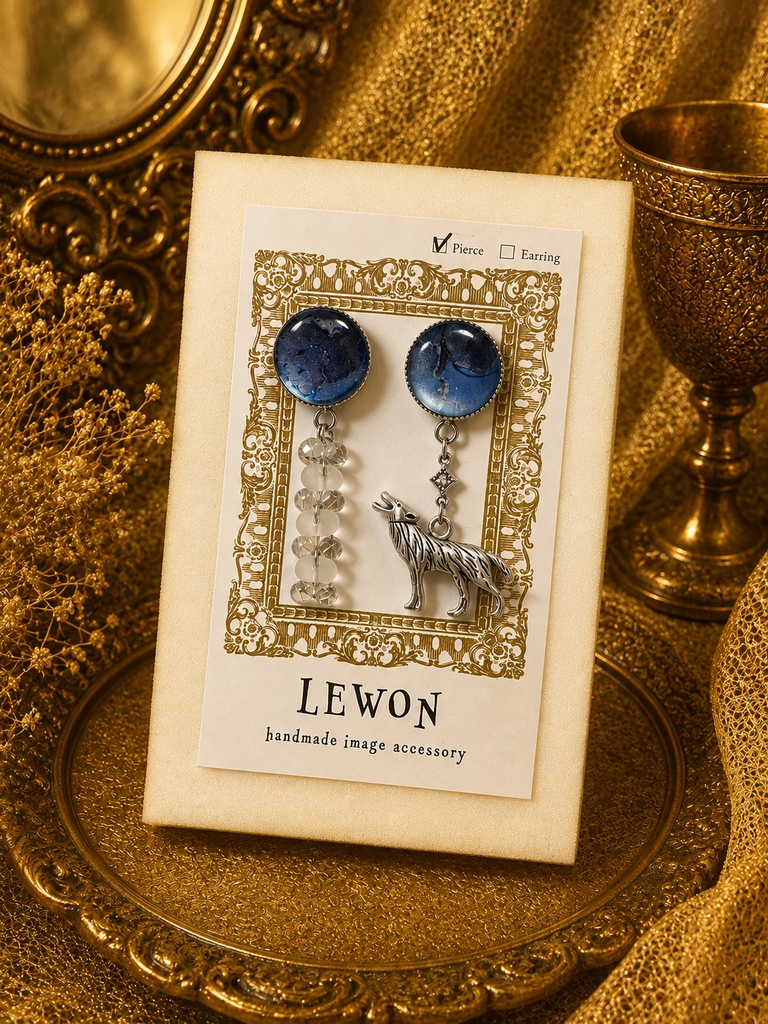 🌈🕒 小柳ロウ イメージ earring＆pierce