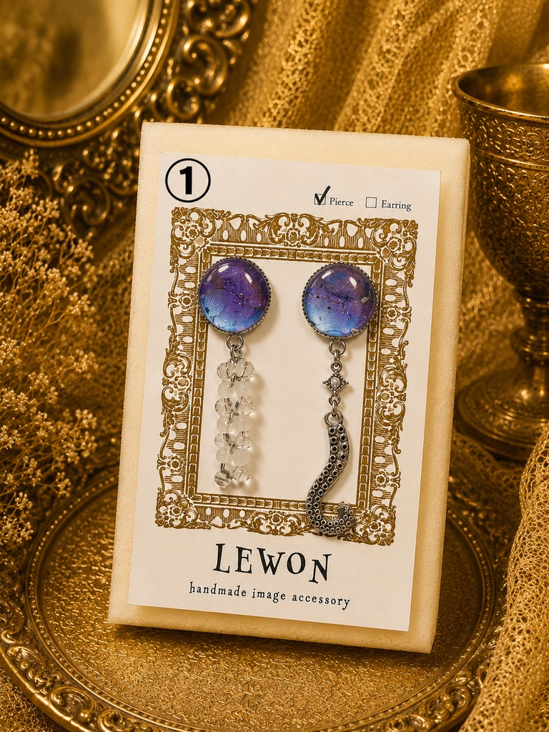 🌈🕒 星導ショウ イメージ earring＆pierce