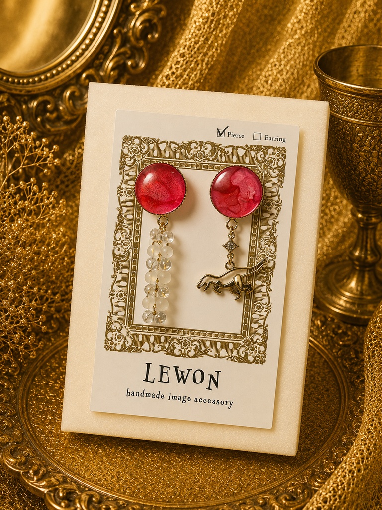 🌈🕒 赤城ウェン イメージ earring&pierce