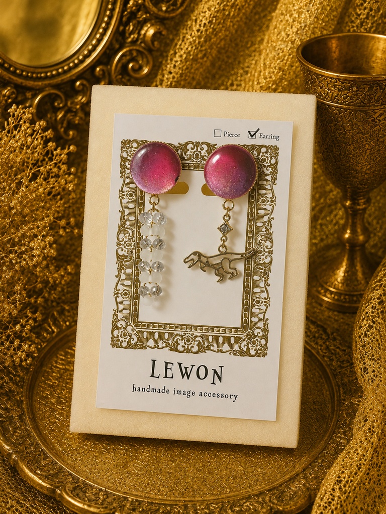 🌈🕒 赤城ウェン イメージ earring＆pierce